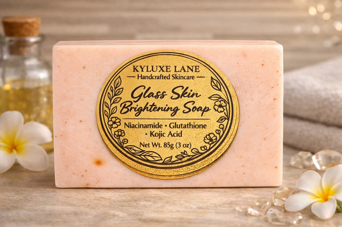 KYLUXE LANE Glass Skin Brightening Soap - (85g)