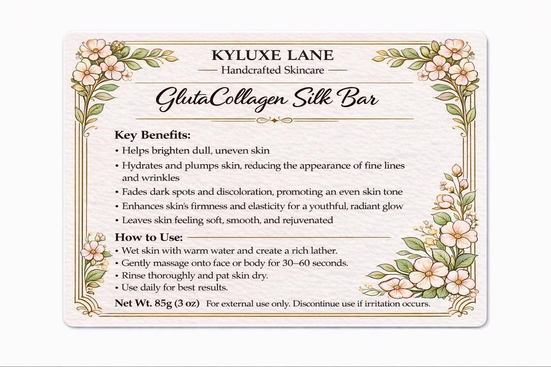 KYLUXE LANE GlutaCollagen Silk Bar - (85G)