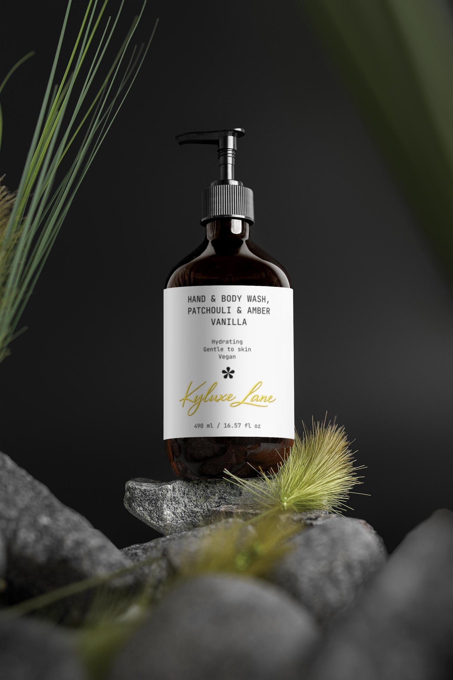 KYLUXE LANE Hand & Body Wash, Patchouli & Amber Vanilla