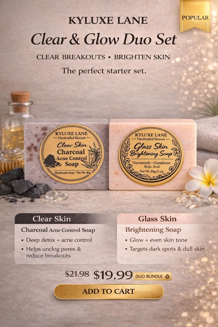 KYLUXE LANE Clear & Glow Duo Set