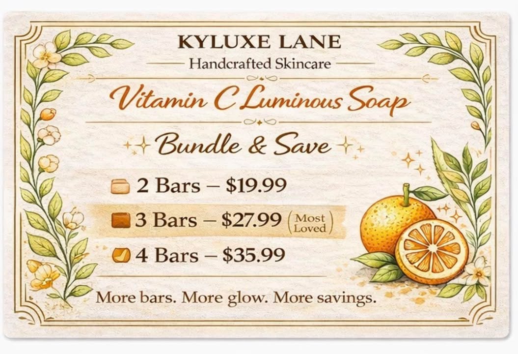 KYLUXE LANE Vitamin C Luminous Bar - Value Bundles