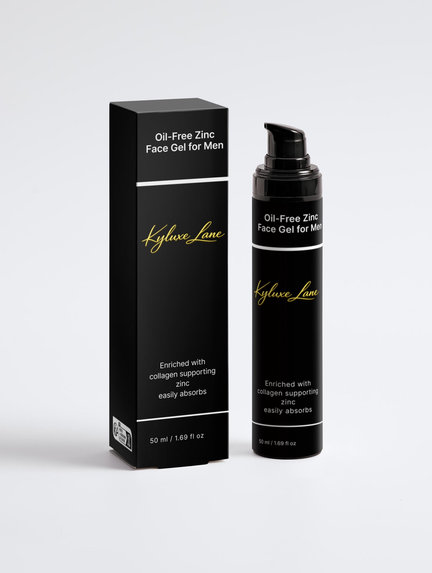 KYLUXE LANE Oil-Free Zinc Face Gel for Men