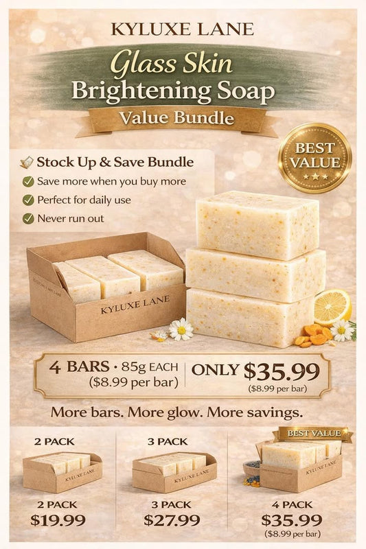 KYLUXE LANE Glass Skin Brightening Value Bundle - 2 Bars Bundle