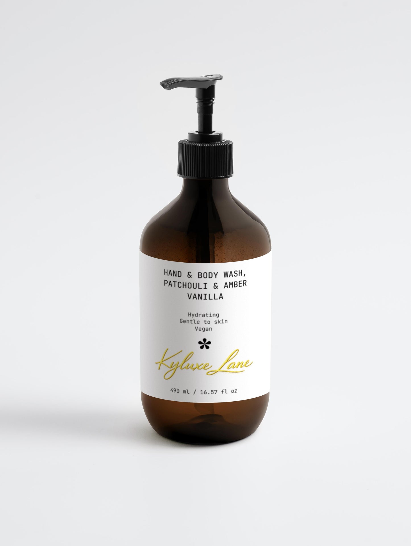 KYLUXE LANE Hand & Body Wash, Patchouli & Amber Vanilla
