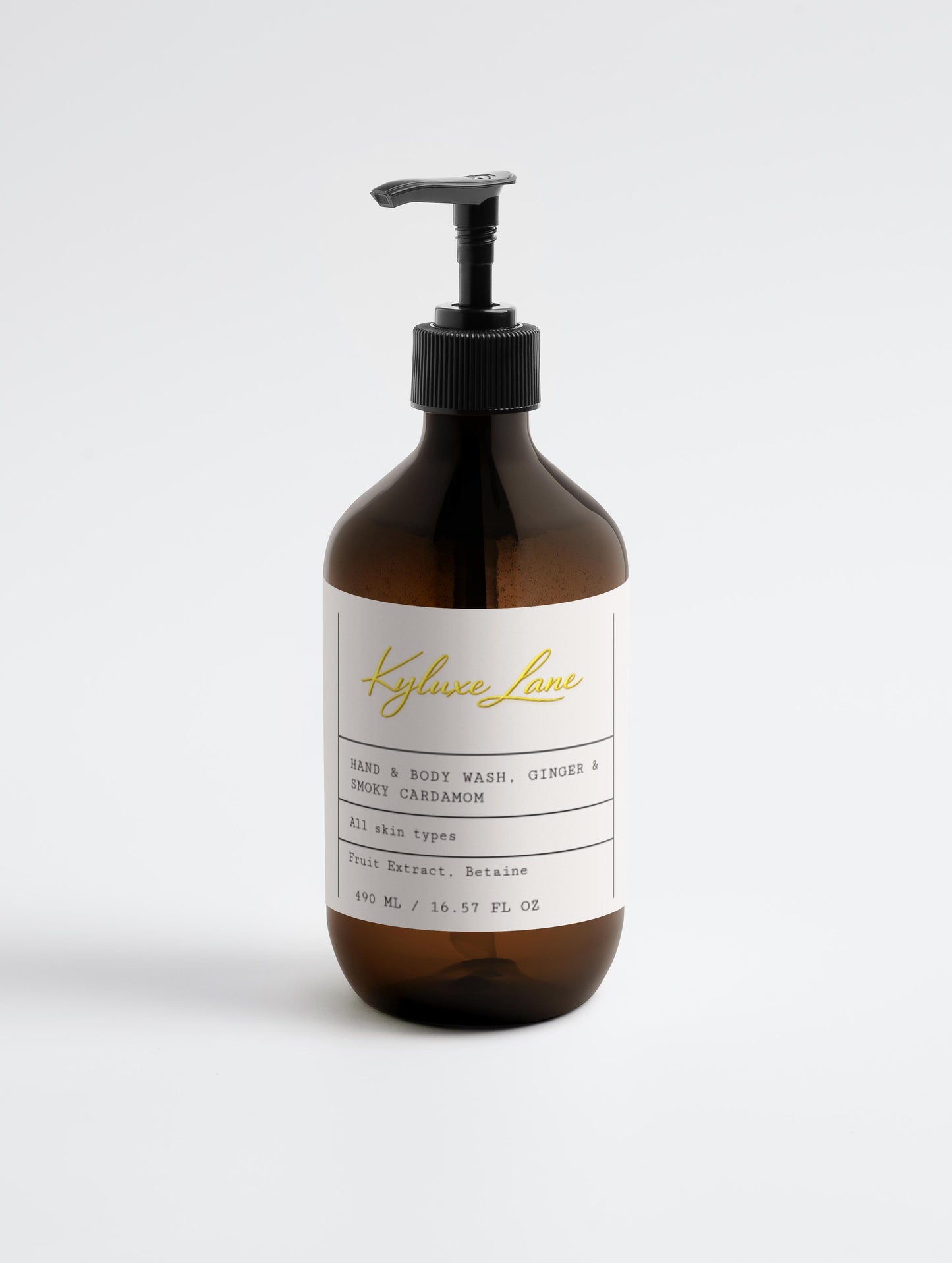 KYLUXE LANE Hand & Body Wash, Ginger & Smoky Cardamom