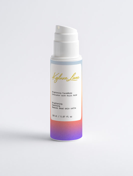KYLUXE LANE Brightening Face & Body Exfoliator with Kojic Acid