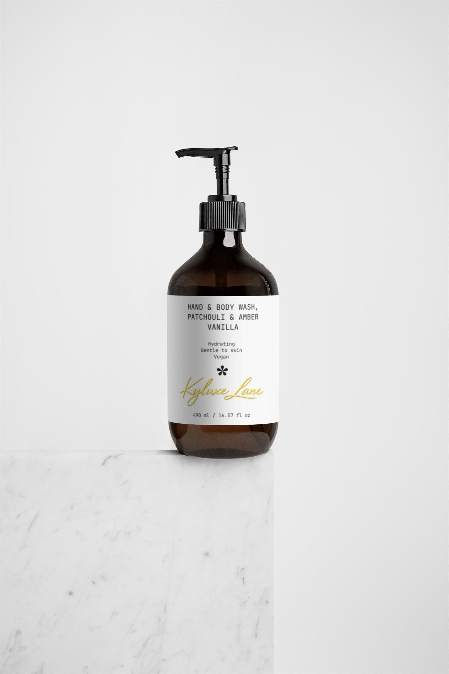 KYLUXE LANE Hand & Body Wash, Patchouli & Amber Vanilla